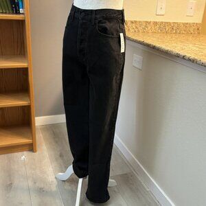 NWT PacSun Eco Black Dad Jeans in size 26